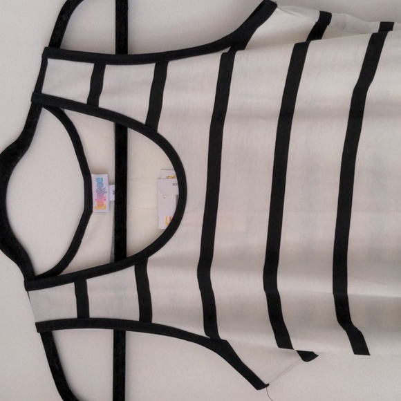 Lularoe tank top horizontal stripes - Picture 2 of 4